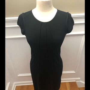 DKNY black sheath dress